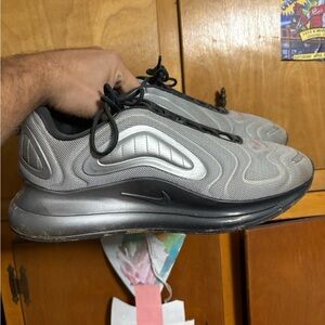 Gray and Black Nike Air Max